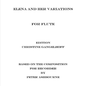 Elena And Her Variations for Flute